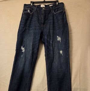 True Craft Men's Distressed Jeans - Size 36x32